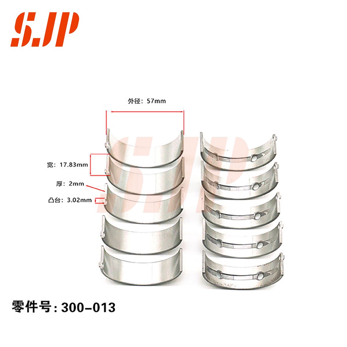 Main Bearing Bushings and Connecting Rod Crankshafts for Mitsubishi LANCER EX 1.8 Models Equipped with 4B10 4B11 4B12 Engines