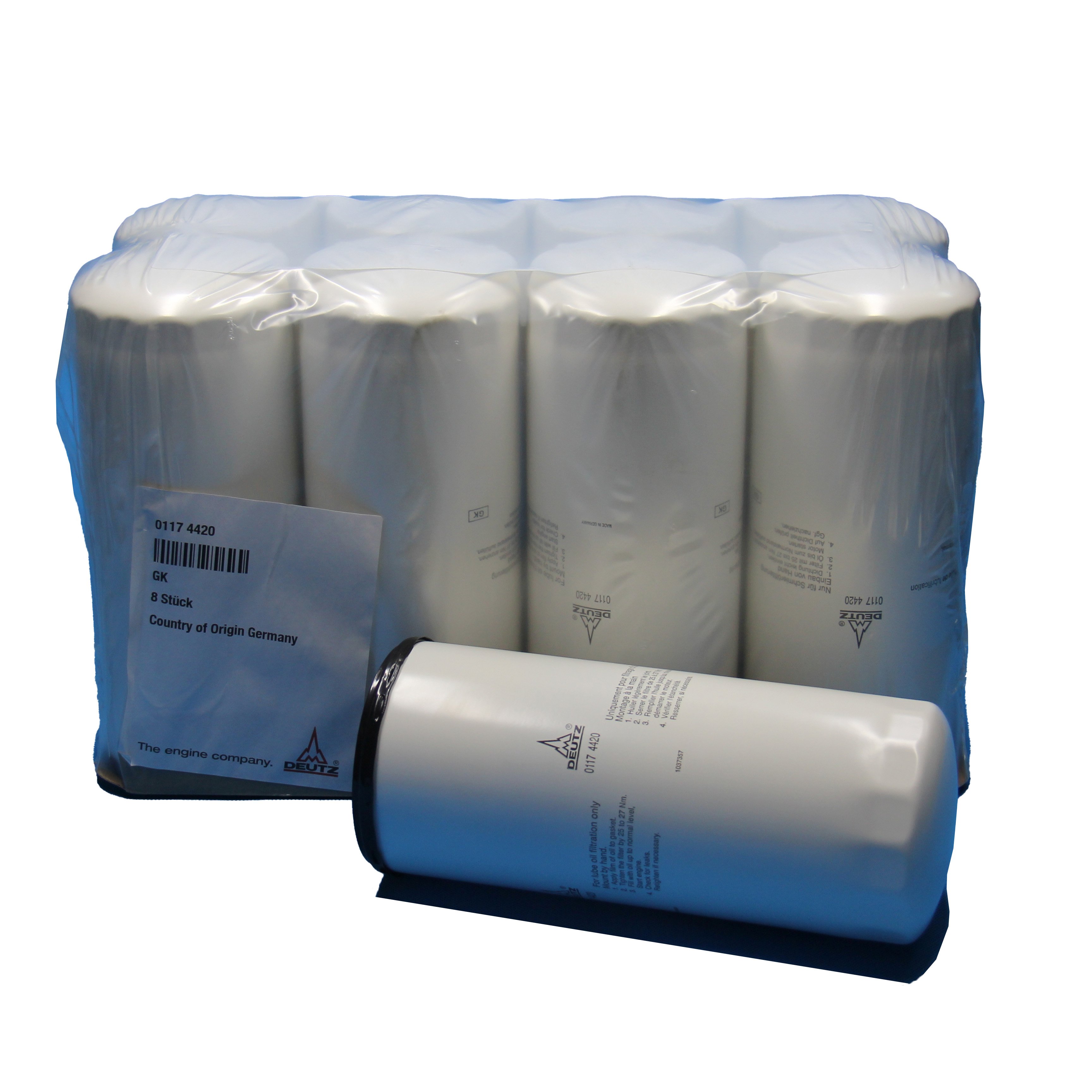 F3L4L2011 1011 2011 D2011L4 BF4M2011 Diesel Engine Spare Parts 01174420 Oil Filter For Deutz