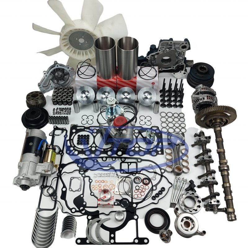 V3307 Cylinder Liner Kit Engine Rebuild Kit For Kubota V3307 V3300 V3800 V2403 V2607 Machinery Engine Parts