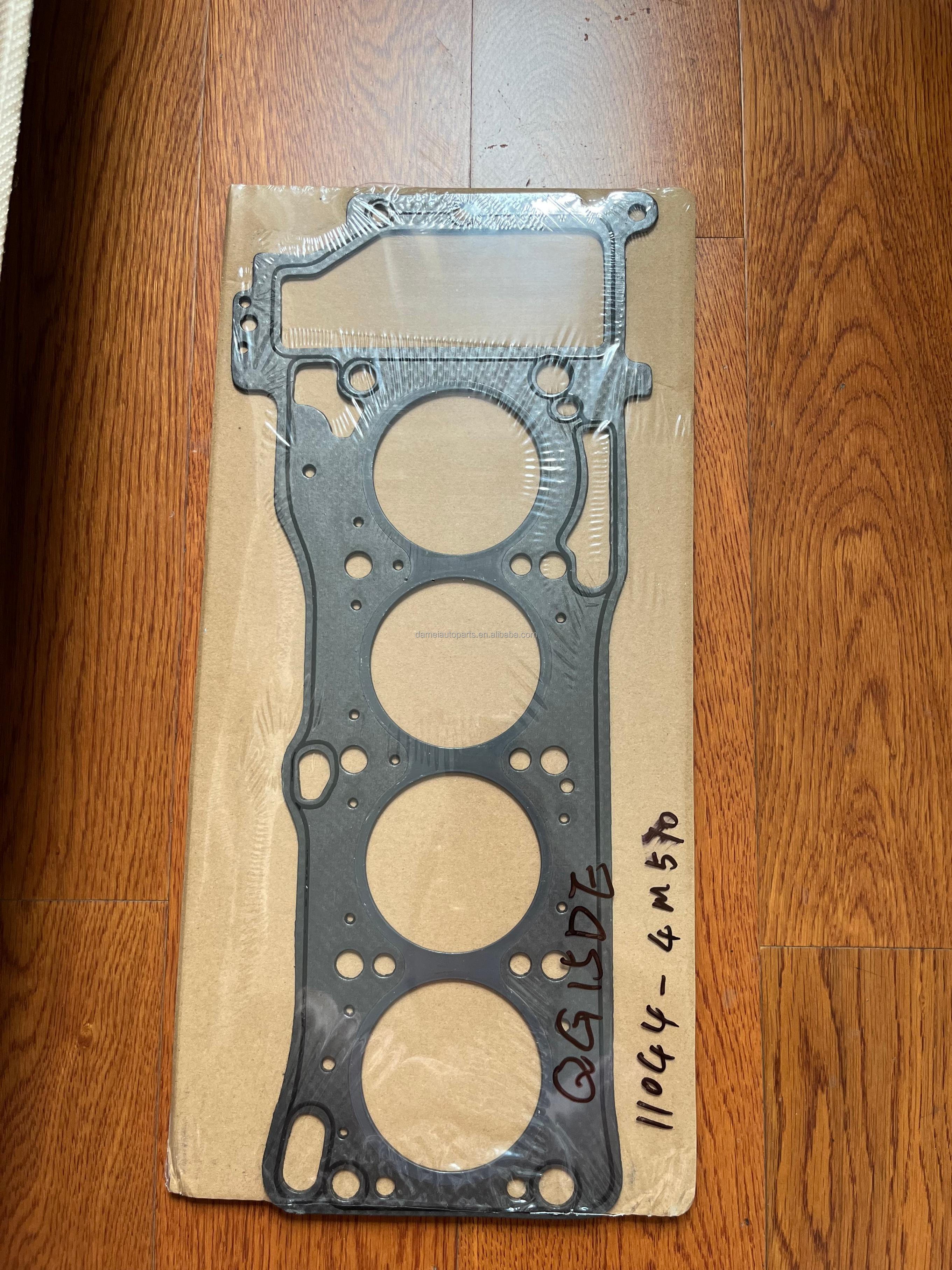 Factory Direct High Quality 11044-4M500 11044-4M510 Cylinder head gasket for Nissan QG15DE Amela N16 SUNNY Bluebirdsylphy