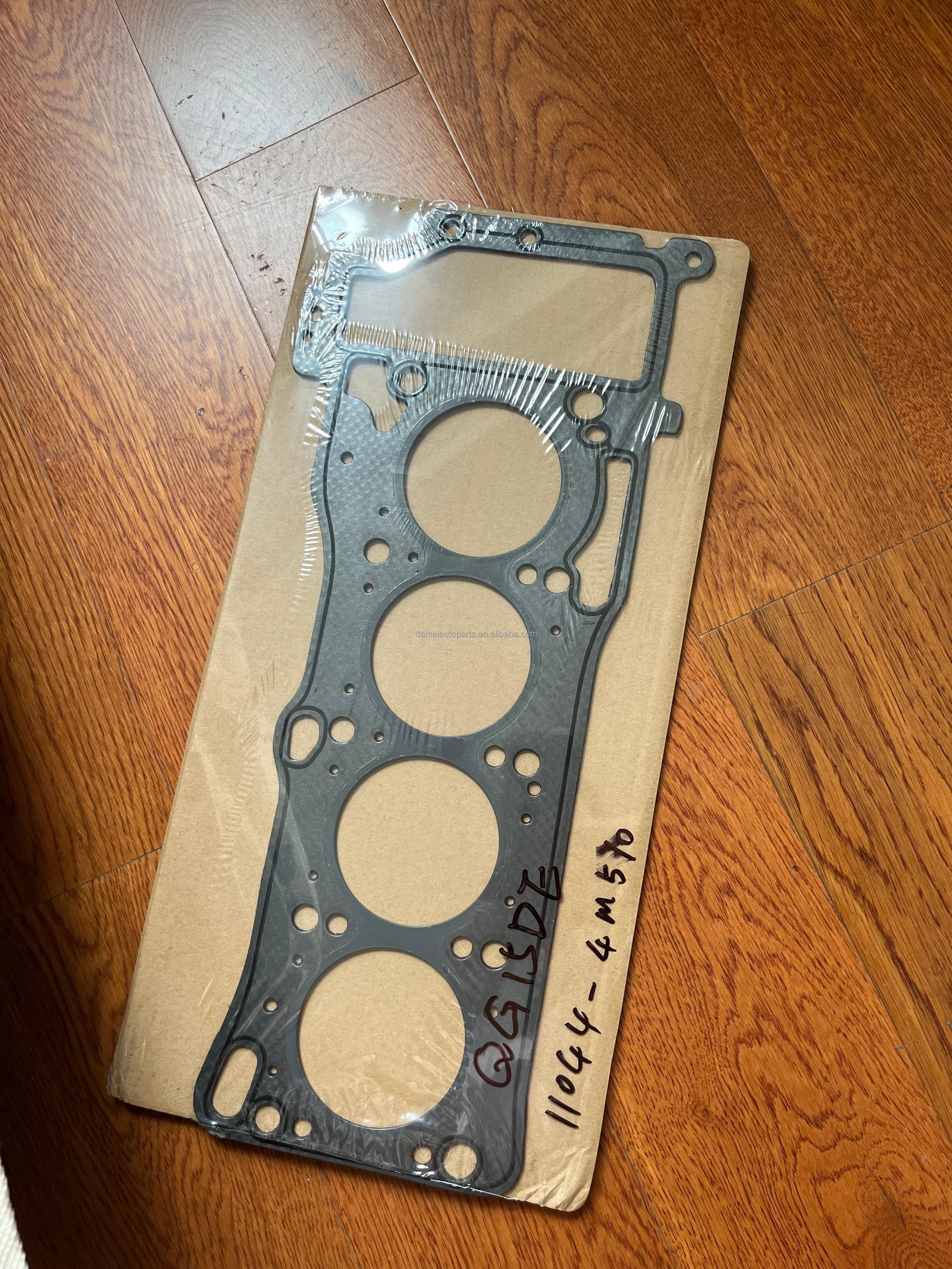 Factory Direct High Quality 11044-4M500 11044-4M510 Cylinder head gasket for Nissan QG15DE Amela N16 SUNNY Bluebirdsylphy