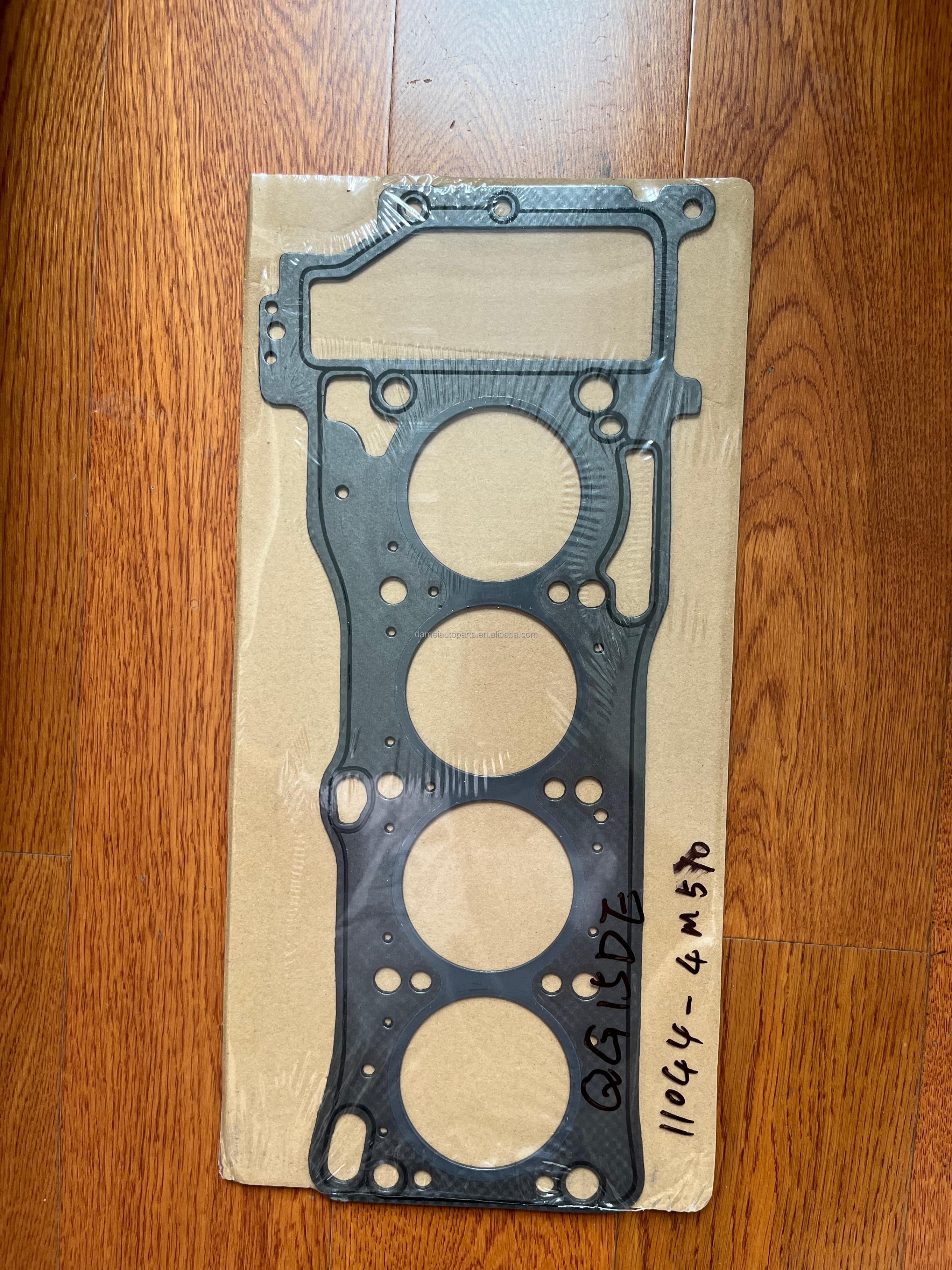 Factory Direct High Quality 11044-4M500 11044-4M510 Cylinder head gasket for Nissan QG15DE Amela N16 SUNNY Bluebirdsylphy