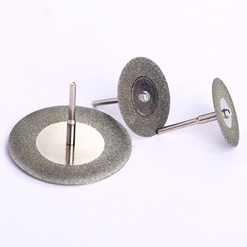 Hot sale 10pcs/set Mini Diamond Cutting Wheel Disc for Rotary Tool Diamond Blade 20/22/25/30mm with 2pcs Connecting Rod in stock
