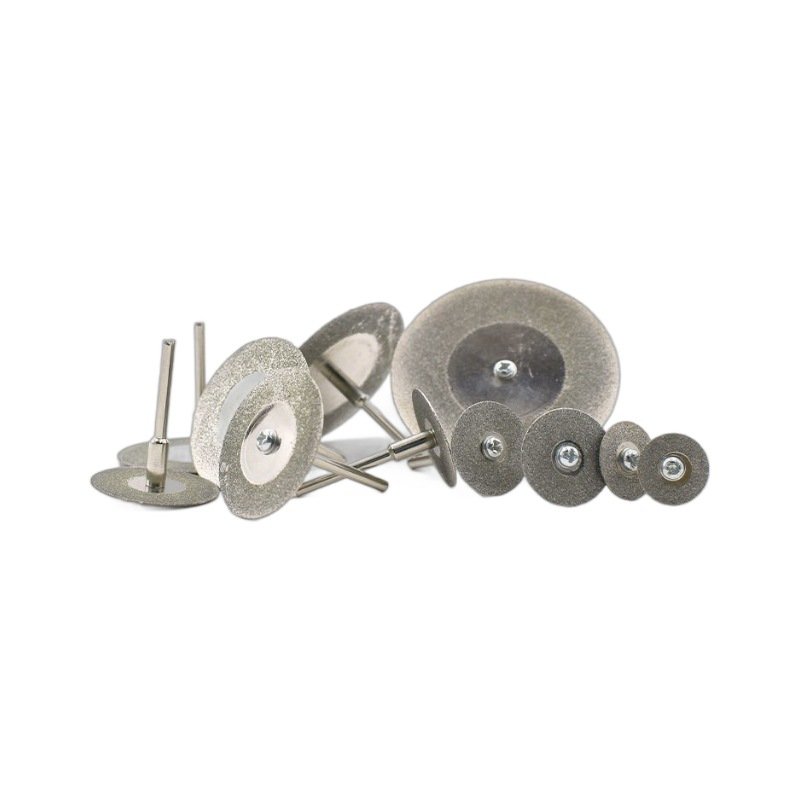 Hot sale 10pcs/set Mini Diamond Cutting Wheel Disc for Rotary Tool Diamond Blade 20/22/25/30mm with 2pcs Connecting Rod in stock