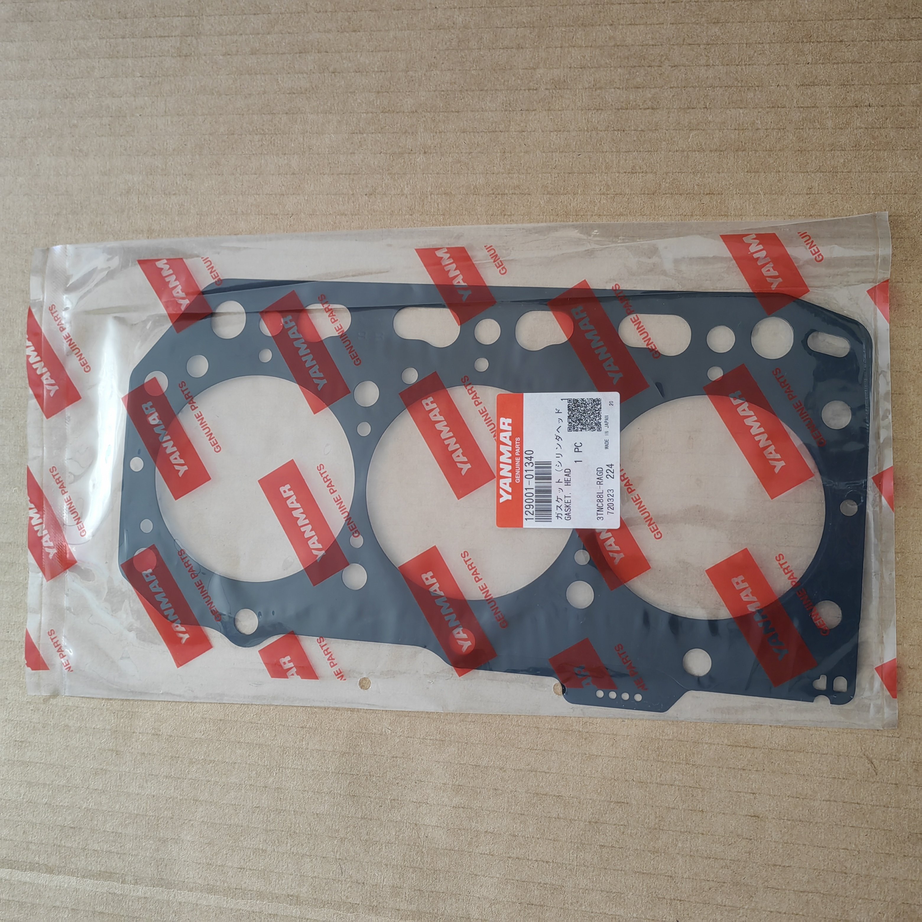 New original 129001-01340 for Yanmar 3TNV88 3TNE88 3TN88 cylinder head gasket diesel engine parts