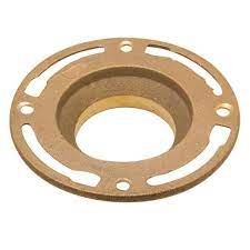 Forged Customize Polish 2" 4" 1-5/16" Brass Open Closet Rod Heavy Floor Flanges Toilet Drain Fittings At Direct Factory Price