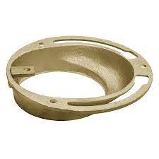 Forged Customize Polish 2" 4" 1-5/16" Brass Open Closet Rod Heavy Floor Flanges Toilet Drain Fittings At Direct Factory Price
