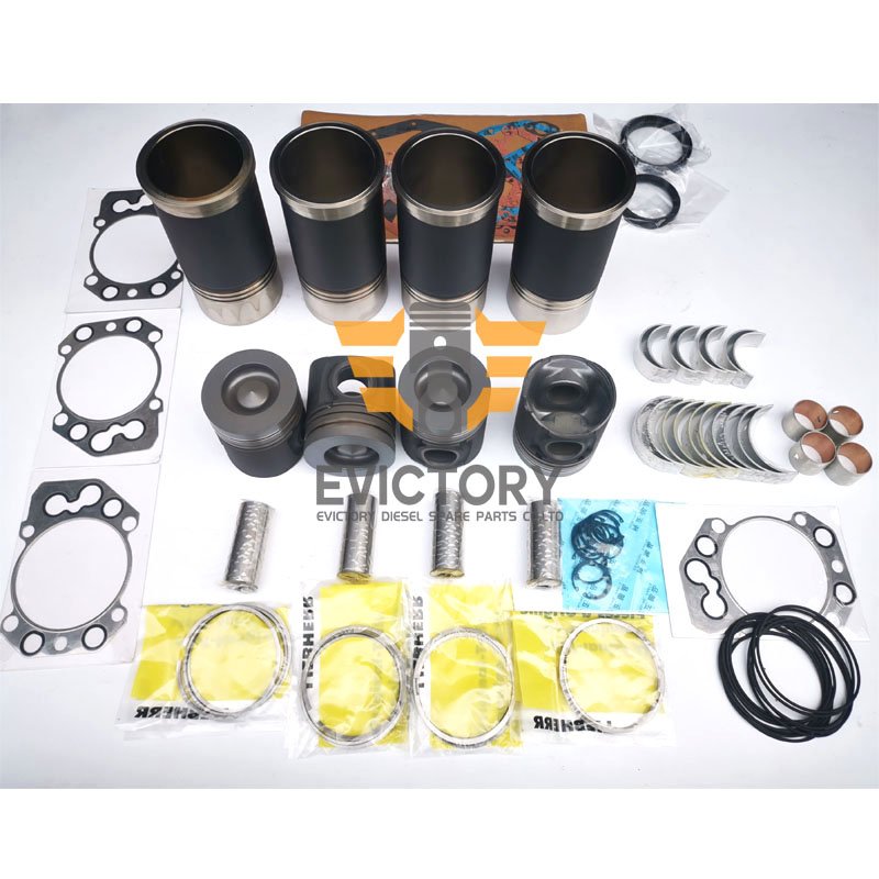engine overhaul kits for Liebherr D924 D924T pistons piston ring cylinder liner bearing full gasket kit