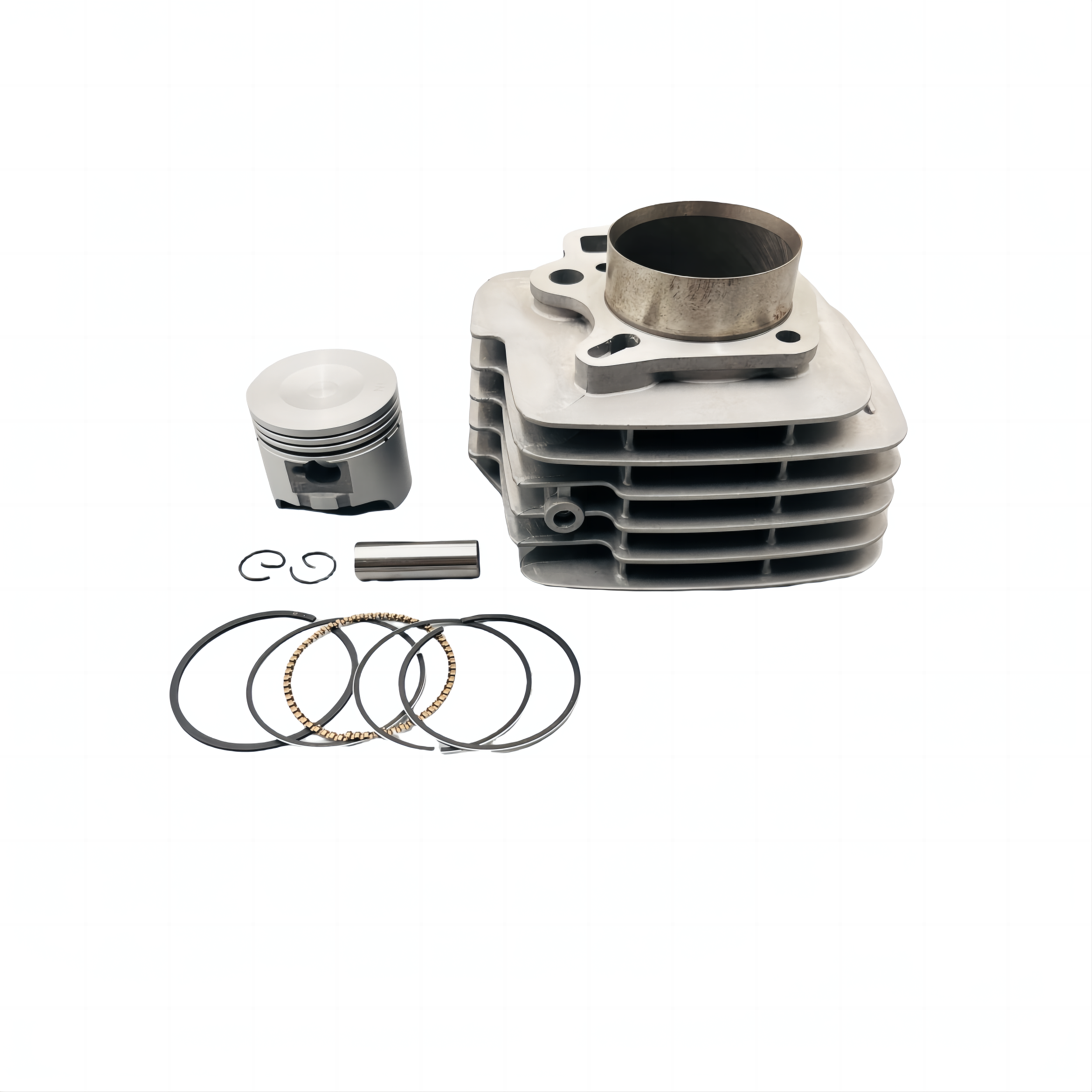 motorcycle engine cylinder kit 4 stroke 52.4mm cylinder block kit wave125 motorcycle piston ring with gasket for honda