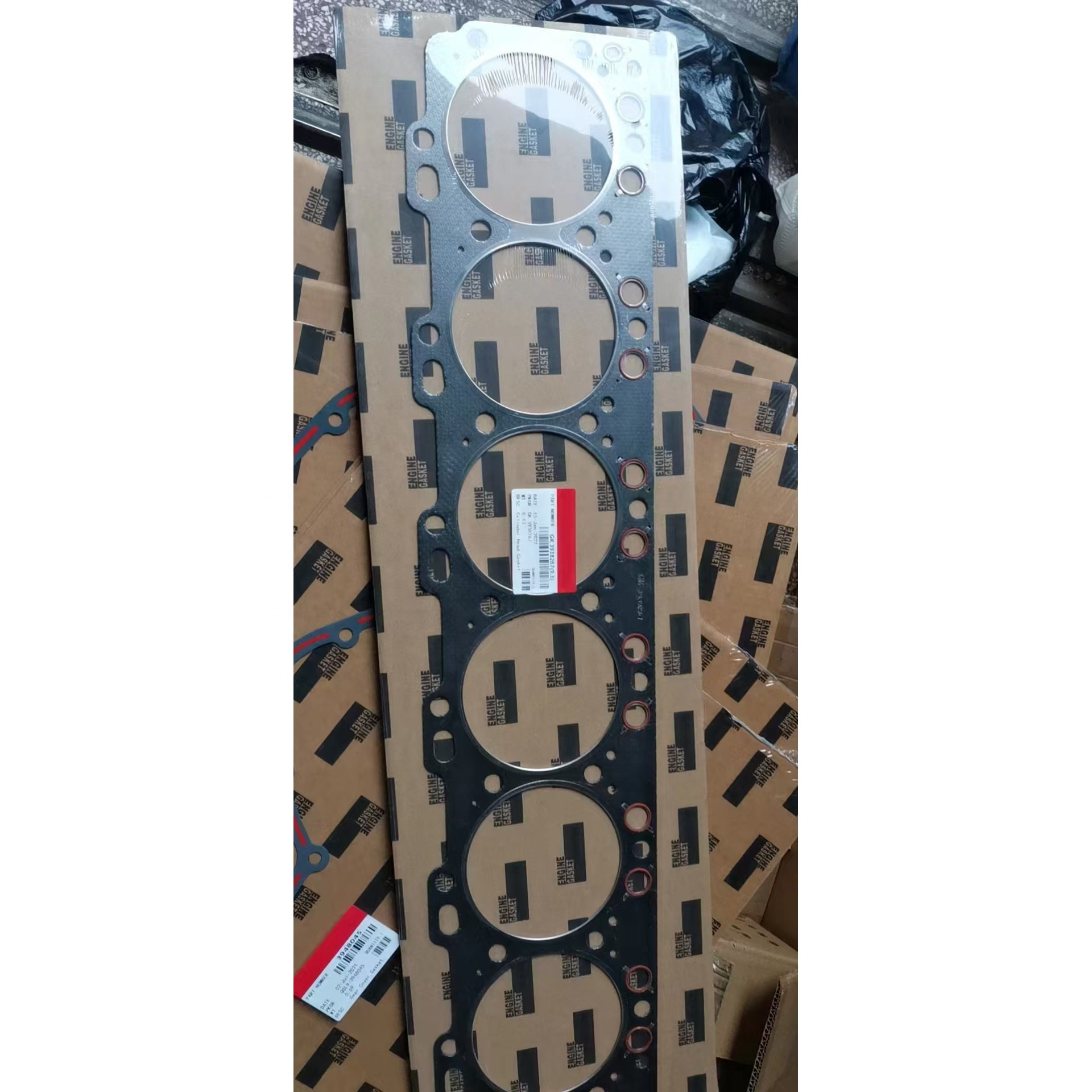 Dong Feng Truck DCEC 6C8.3 Diesel Engine Cylinder Head Gasket 3935585 Graphite Material Top Gasket 3415501 3931019
