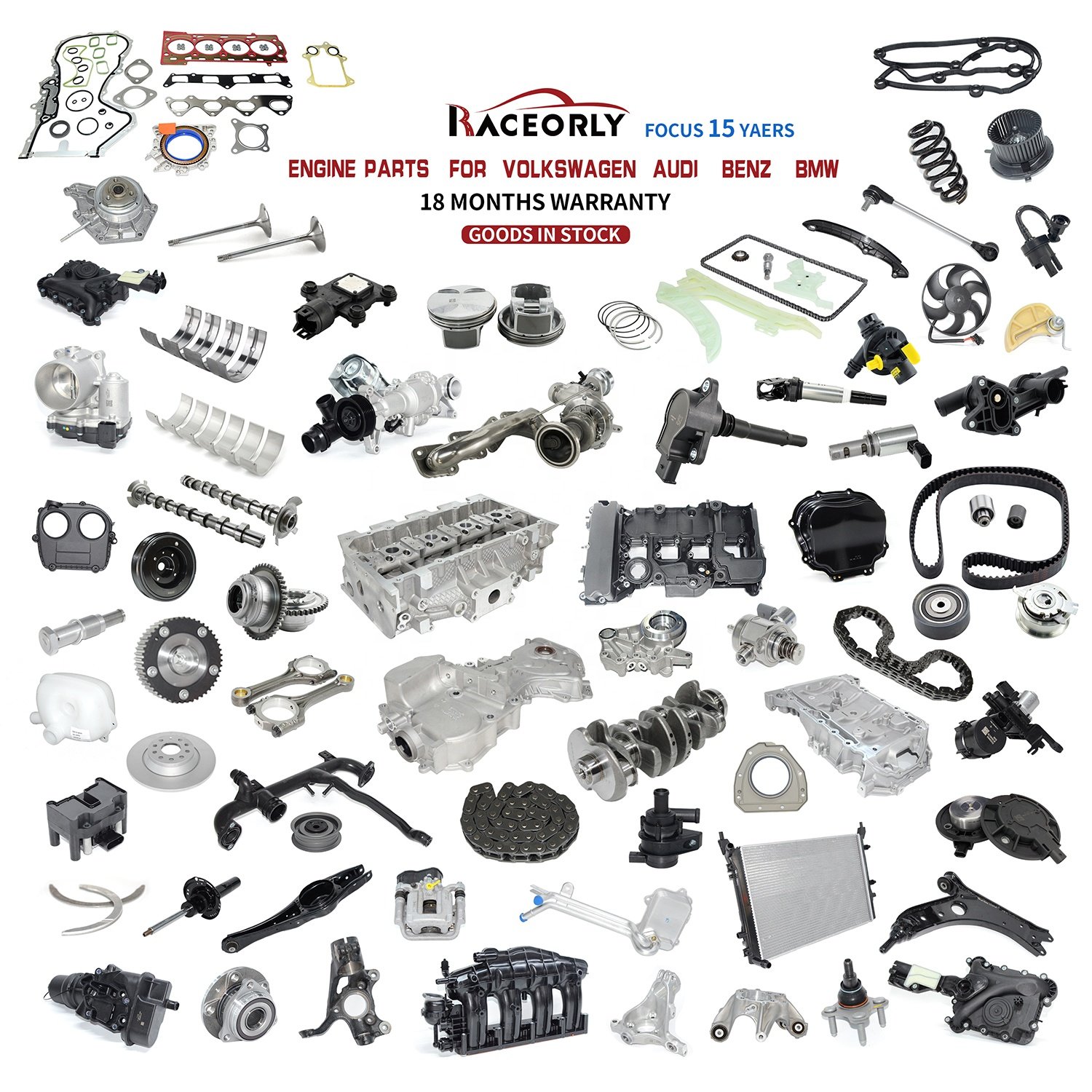 High Quality full gasket kit engine cylinder head overhauling gasket overhaul set 06L103085B for EA888 old model1.8T BYJ