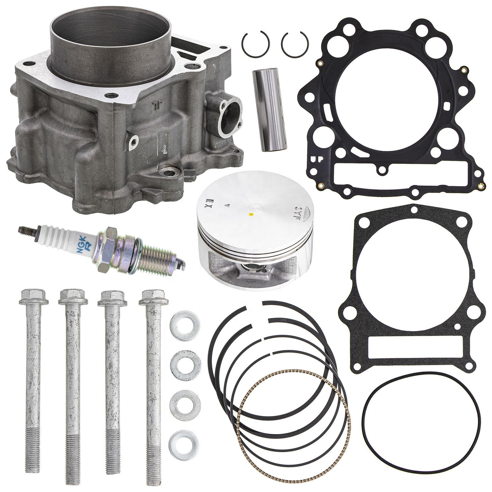 Big Bore 102mm 686cc Cylinder Piston Gasket Set Fit Yamaha YFM660 Grizzly 660 Raptor Rhino 660 2001-2004