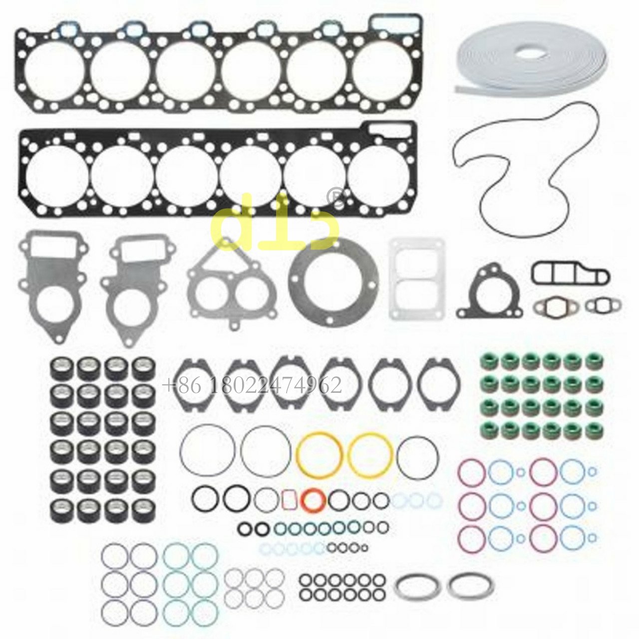 Construction machinery parts Diesel Engine part Main Bearing STD 65.01110-6055A for Doosan DE12 for Daewoo 65011106055A