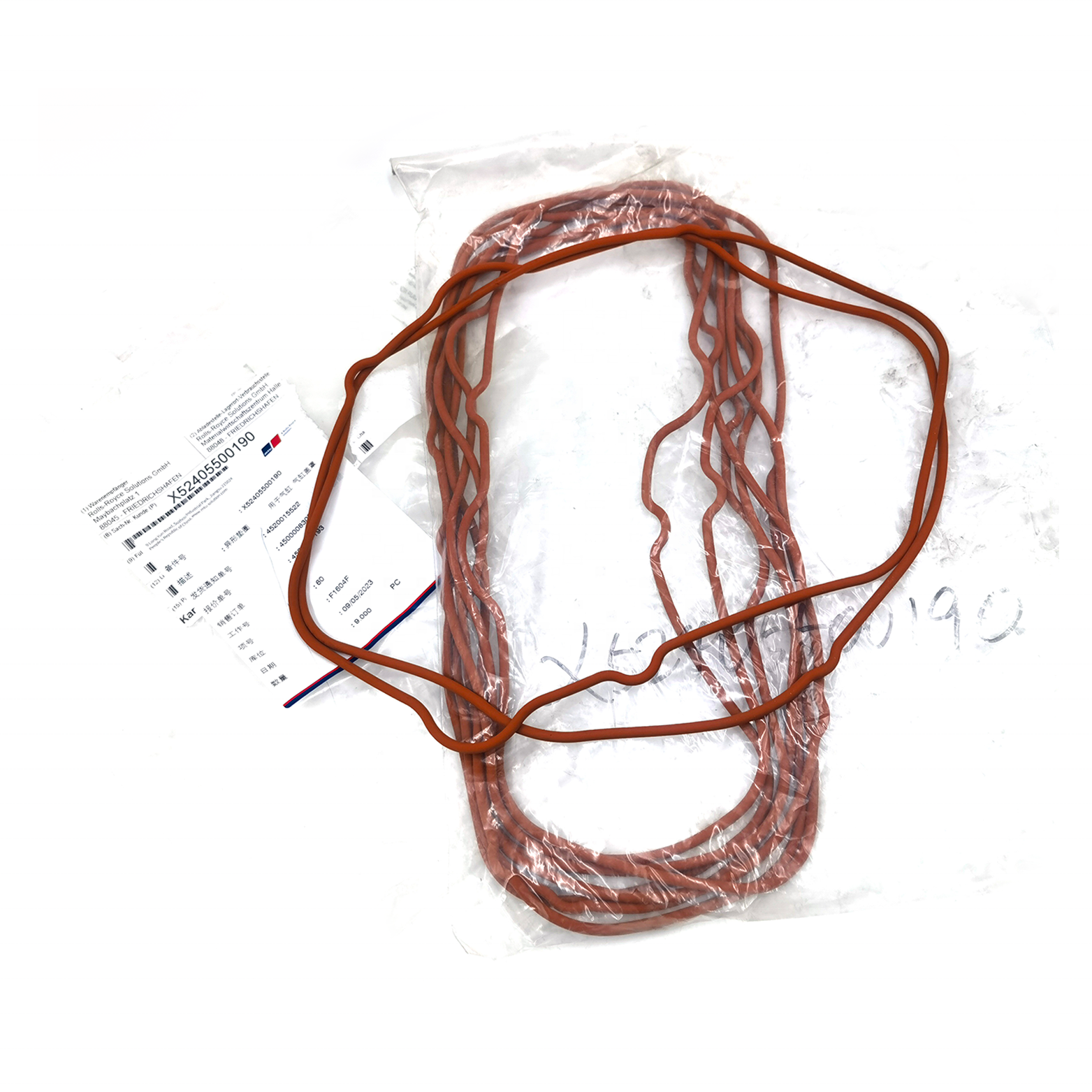 Genuine MTU X52405500190 IRREGULAR GASKET FOR CYLINDER HEAD Original Parts For MTU SERIES 2000