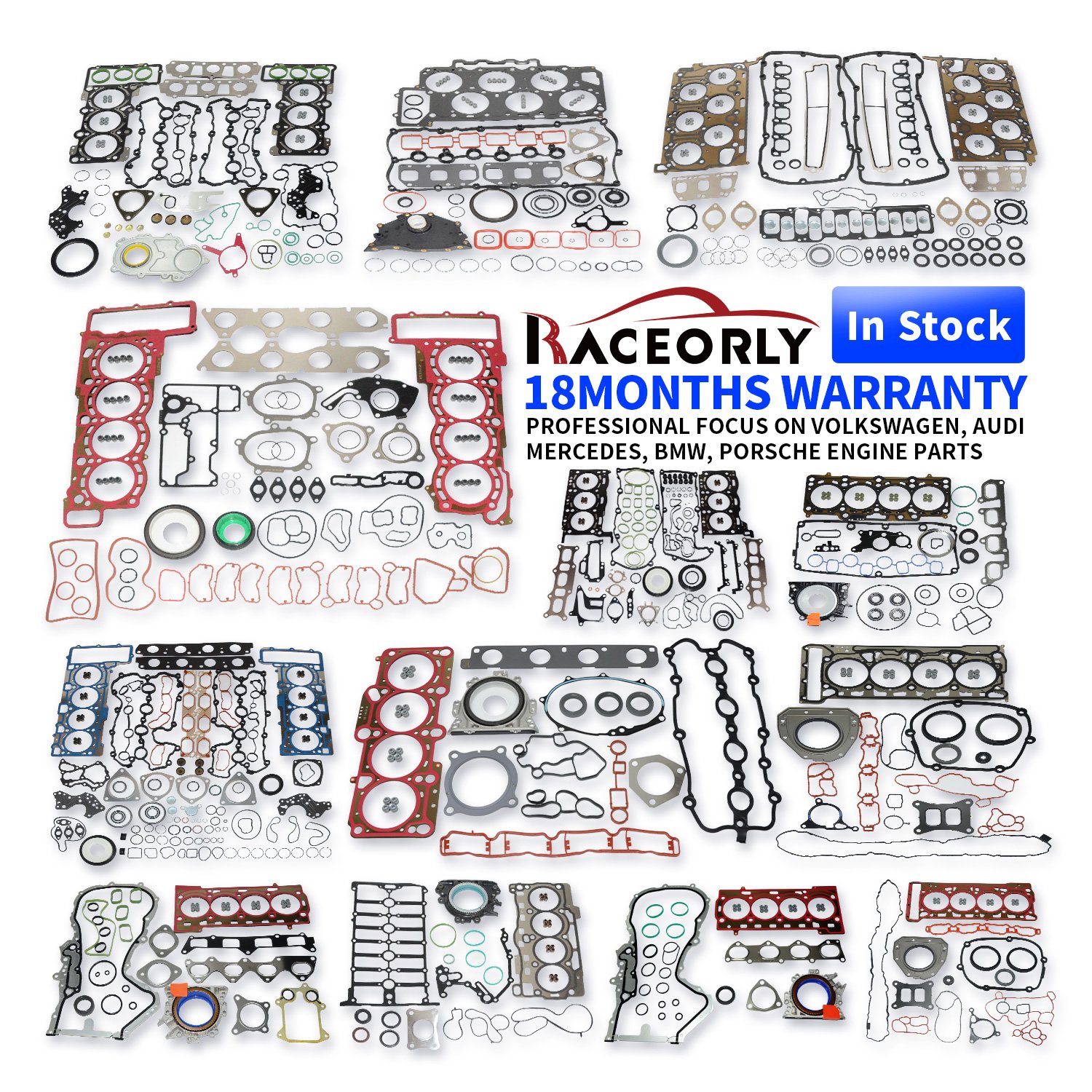 engine spare part best manufacture cylinder gasket kit engine overhaul 11127567765 for BMW N63B44A