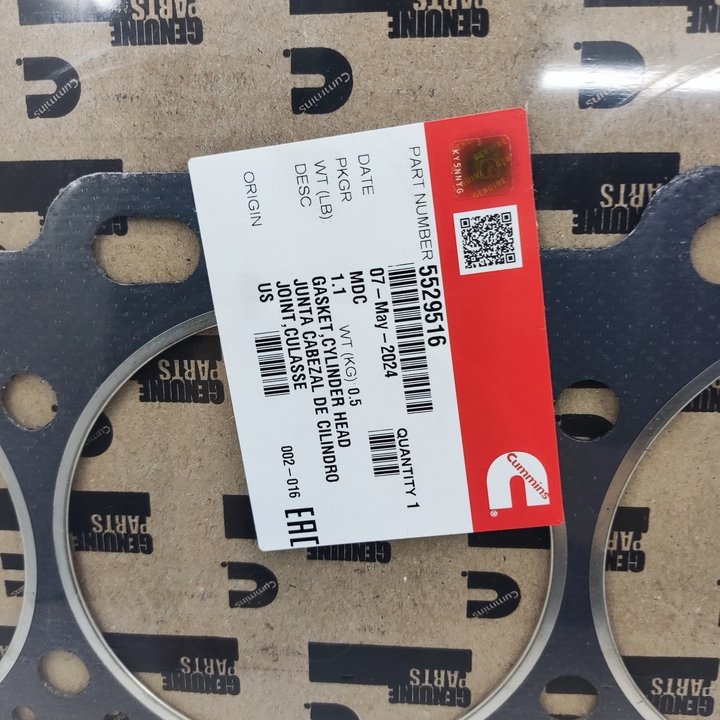 Cummins engine cylinder head gasket cylinder head 3931019 3415501 5529516 for Komatsu excavator PC300LC-8 6D114 6CT
