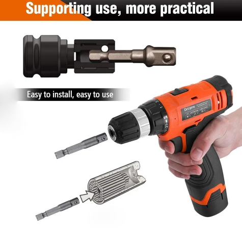 8pcs Hex Shank Drill Bit Adapter with Bit Holder for Power Drill & Driver, Cordless Drill & Screwdriver