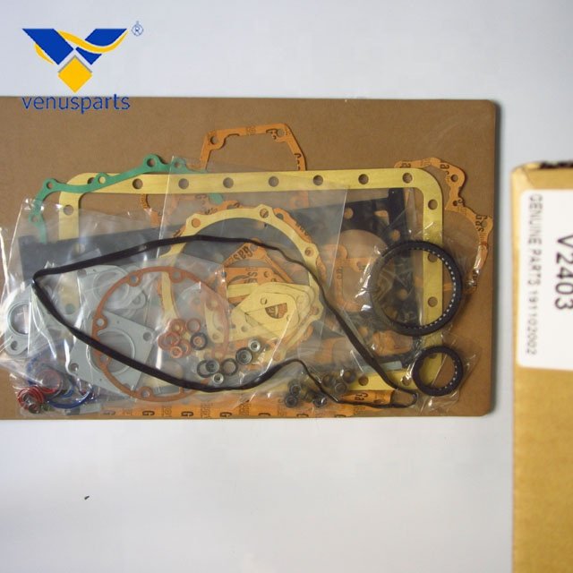 Kubota engine part V2403 full gasket set for sale