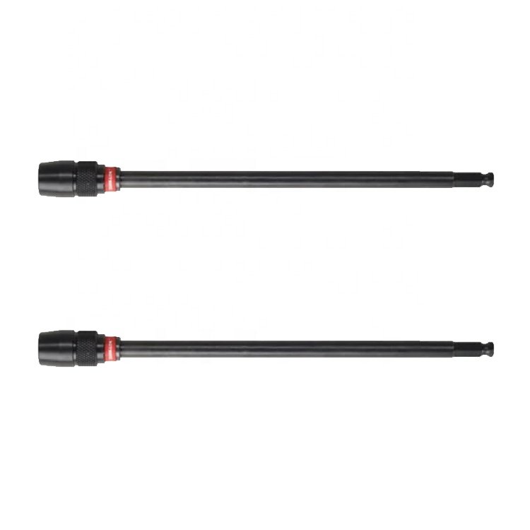 Milwauke QUIK-LOCK 48-28-1040 Universal Hex Drill Extension, 7/16 in Shank, 12 in Length, Drill Bit Extension Rod