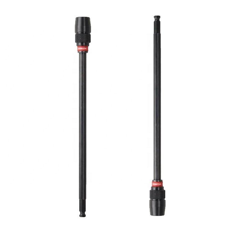 Milwauke QUIK-LOCK 48-28-1040 Universal Hex Drill Extension, 7/16 in Shank, 12 in Length, Drill Bit Extension Rod