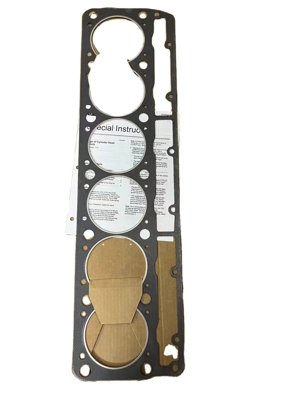 Machinery diesel engine cylinder head gasket excavator engine parts cylinder head gasket for carter c7 original cylinder gasket