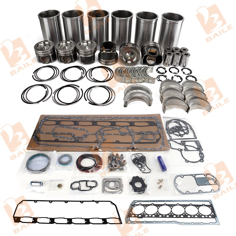 For John Deere 6090 Engine Overhaul Rebuild Kit Piston Ring Liner Kit With Gasket Set RE529264 RE555132 R530609 RE528400