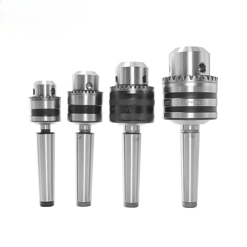 1Set MT2 MT3 MT4 B10 B12 B16 B18 Pull back Morse thread shank Drill Chuck Arbor Lathe CNC drill machine tool holder M10 M12 M16