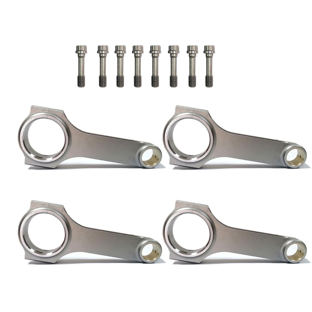 HIMYCAR AUTO ENGINE PARTS RACING FORGED 4340 H-BEAM CONNECTING ROD FIT OPEL VAUXHALL CALIBRA ASTRA 2.0L C20XE C20LET Z20LET