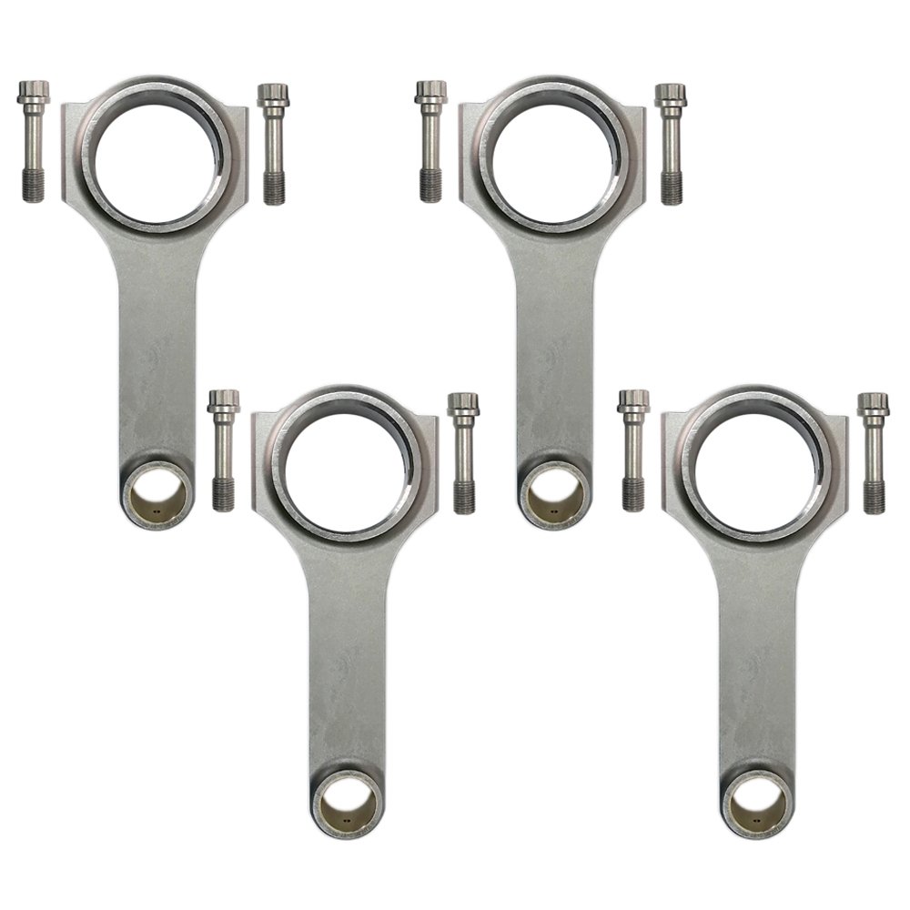 HIMYCAR AUTO ENGINE PARTS RACING FORGED 4340 H-BEAM CONNECTING ROD FIT OPEL VAUXHALL CALIBRA ASTRA 2.0L C20XE C20LET Z20LET