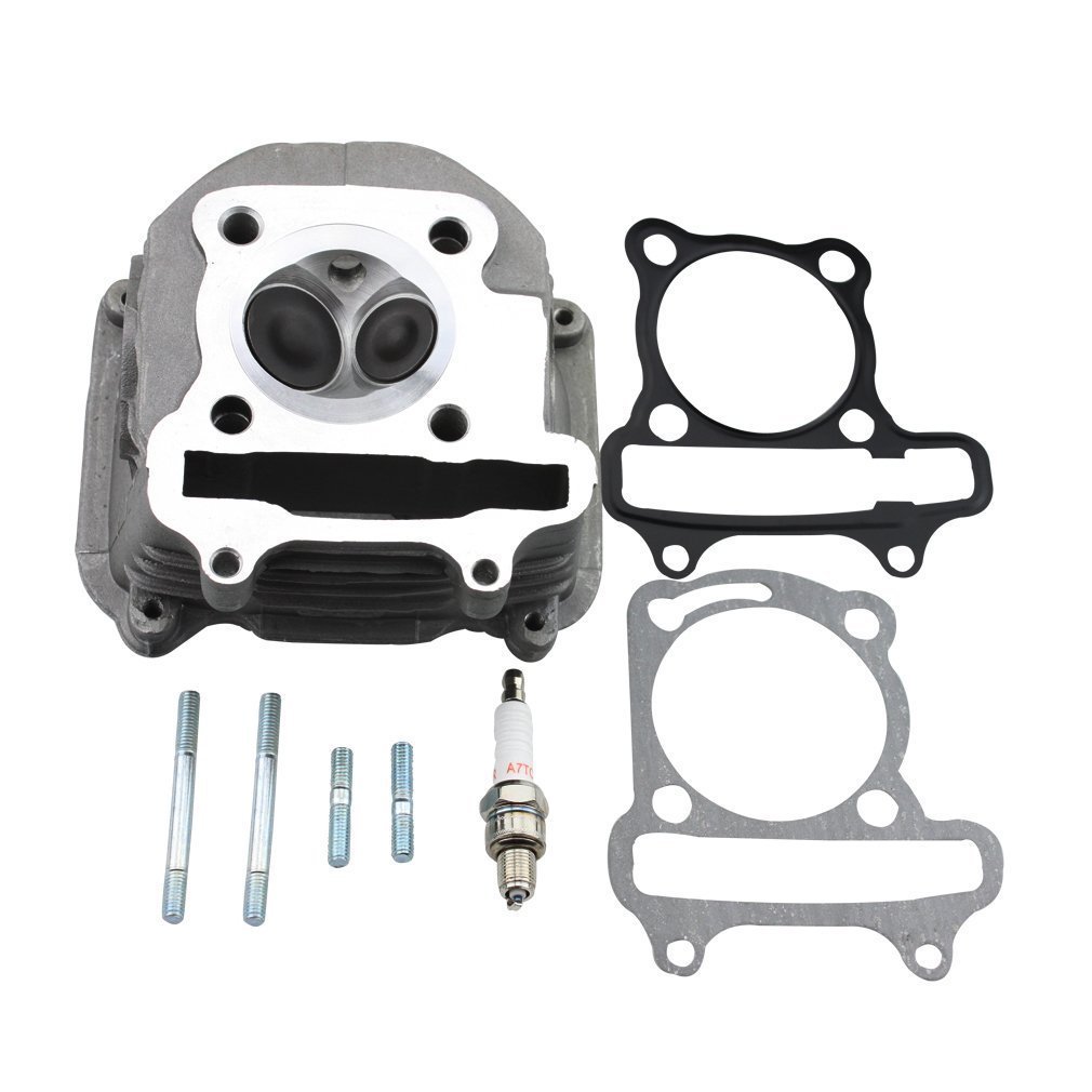 High Quality Motorcycle Engine Parts Wholesales 57.4mm Motorcycle Cylinder Head with Gasket For 4 Stroke