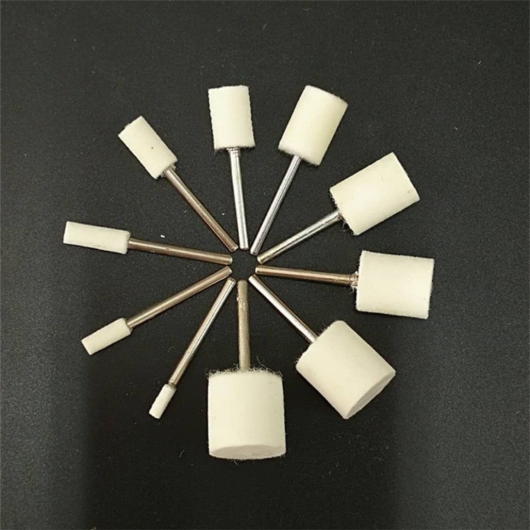 Wool Wheel Felt Handle Wool Grinding Head Metal Mold Jade Jade Carving Buddha Beads Wood Bodhi Mirror Polisher