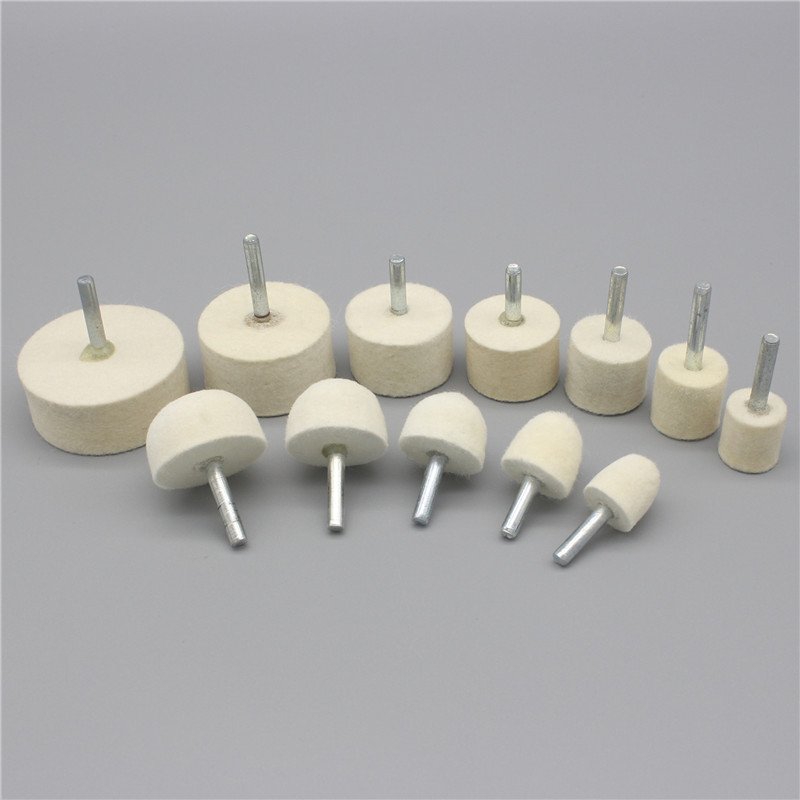 Wool Wheel Felt Handle Wool Grinding Head Metal Mold Jade Jade Carving Buddha Beads Wood Bodhi Mirror Polisher