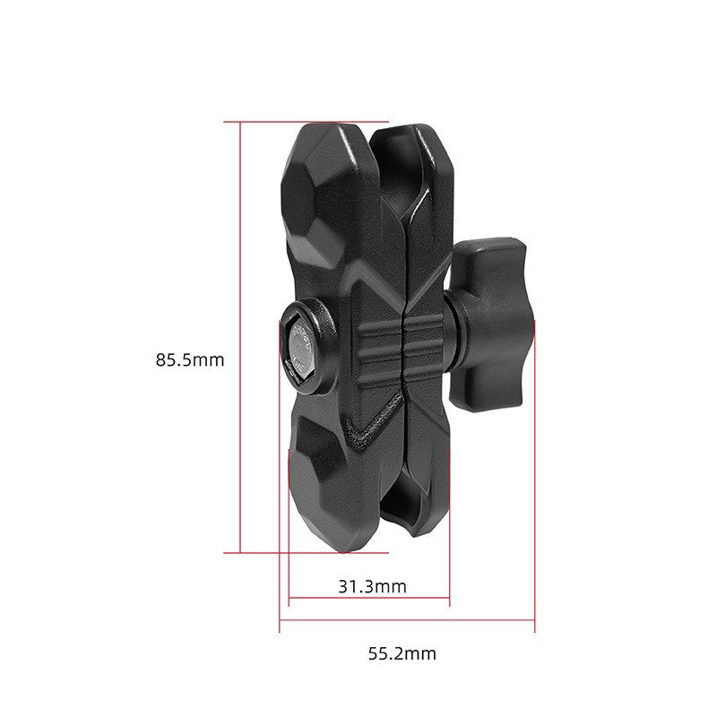Manufacturer Wholesale 9 cm Connecting Rod Motorcycle Body Systems Accessory with Mobile Phone Holder & Adjustment Fixing Mecha