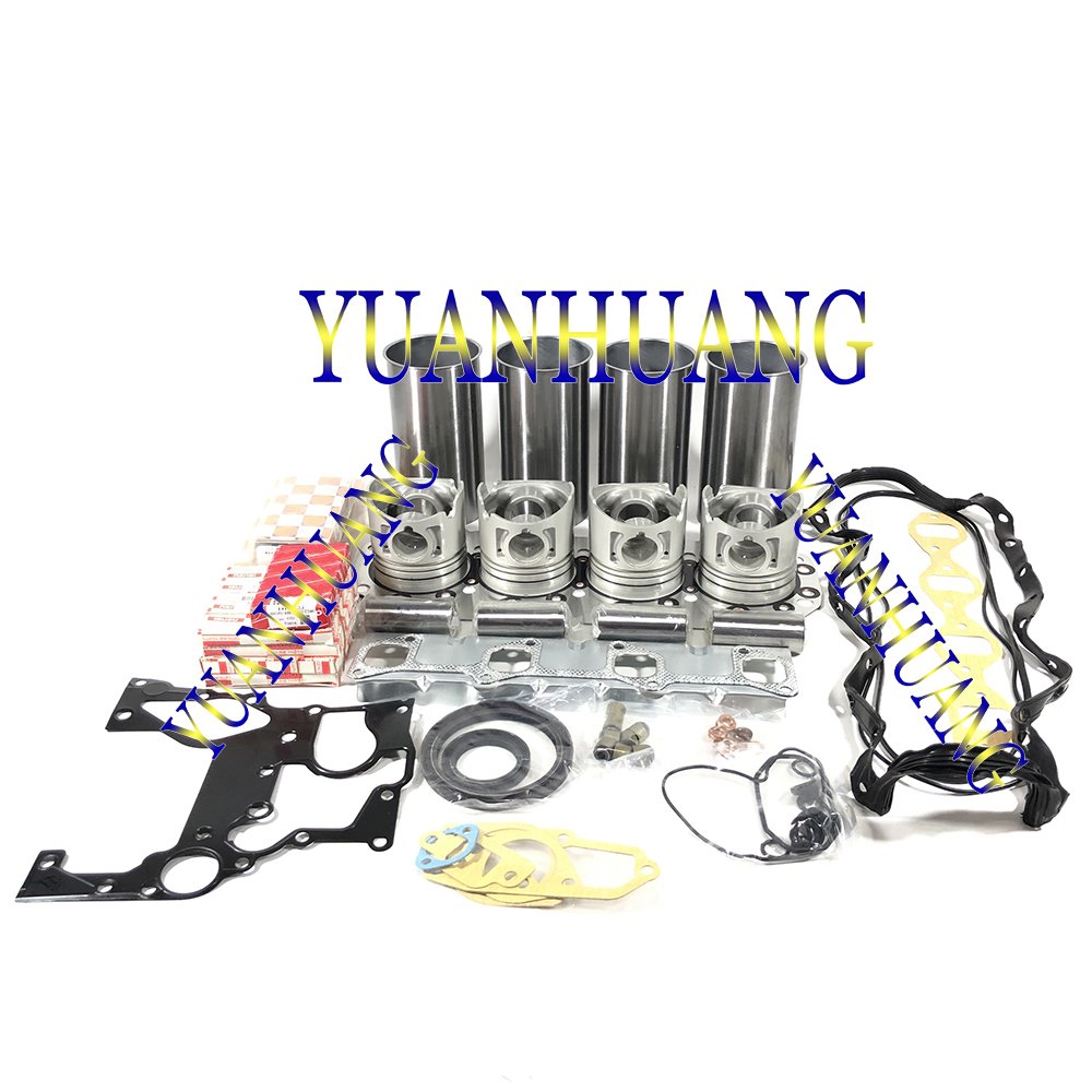 EL100 engine rebuild kit wtih full gasket kit FOR HINO EL100 diesel engine cylinder liners piston&rings bearings washer