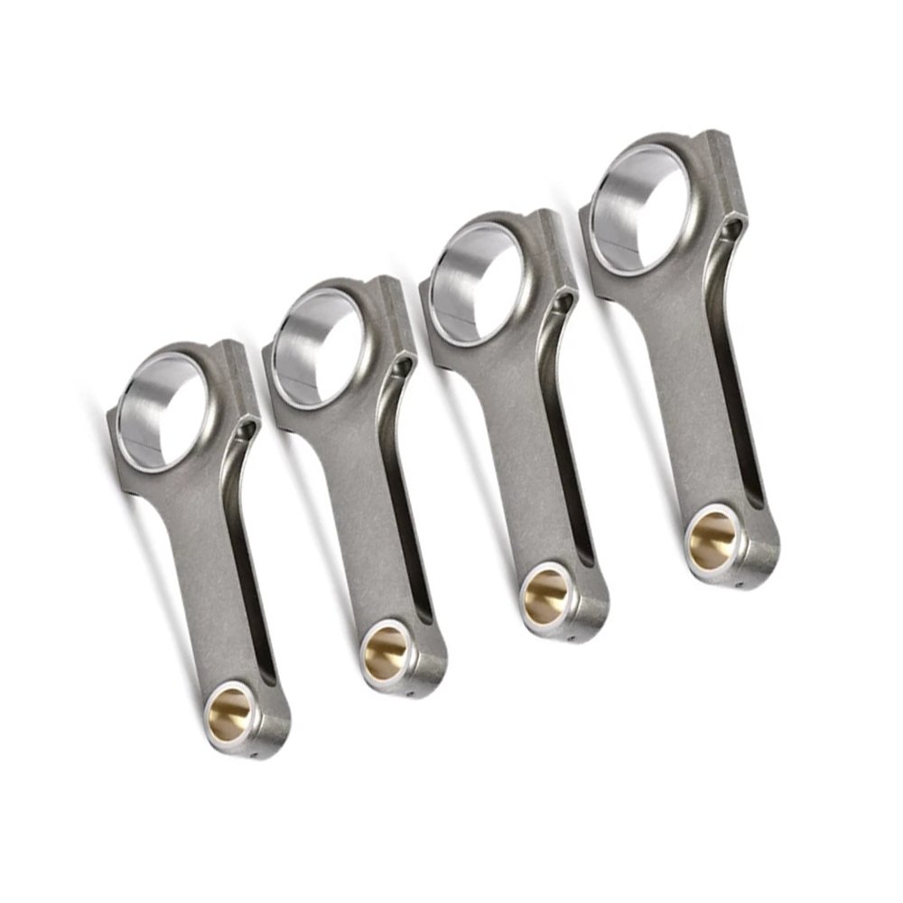 HIMYCAR FORGED 4340 H-BEAM connecting rod FIT MITSUBISHI 4G63 150mm 22mm PIN