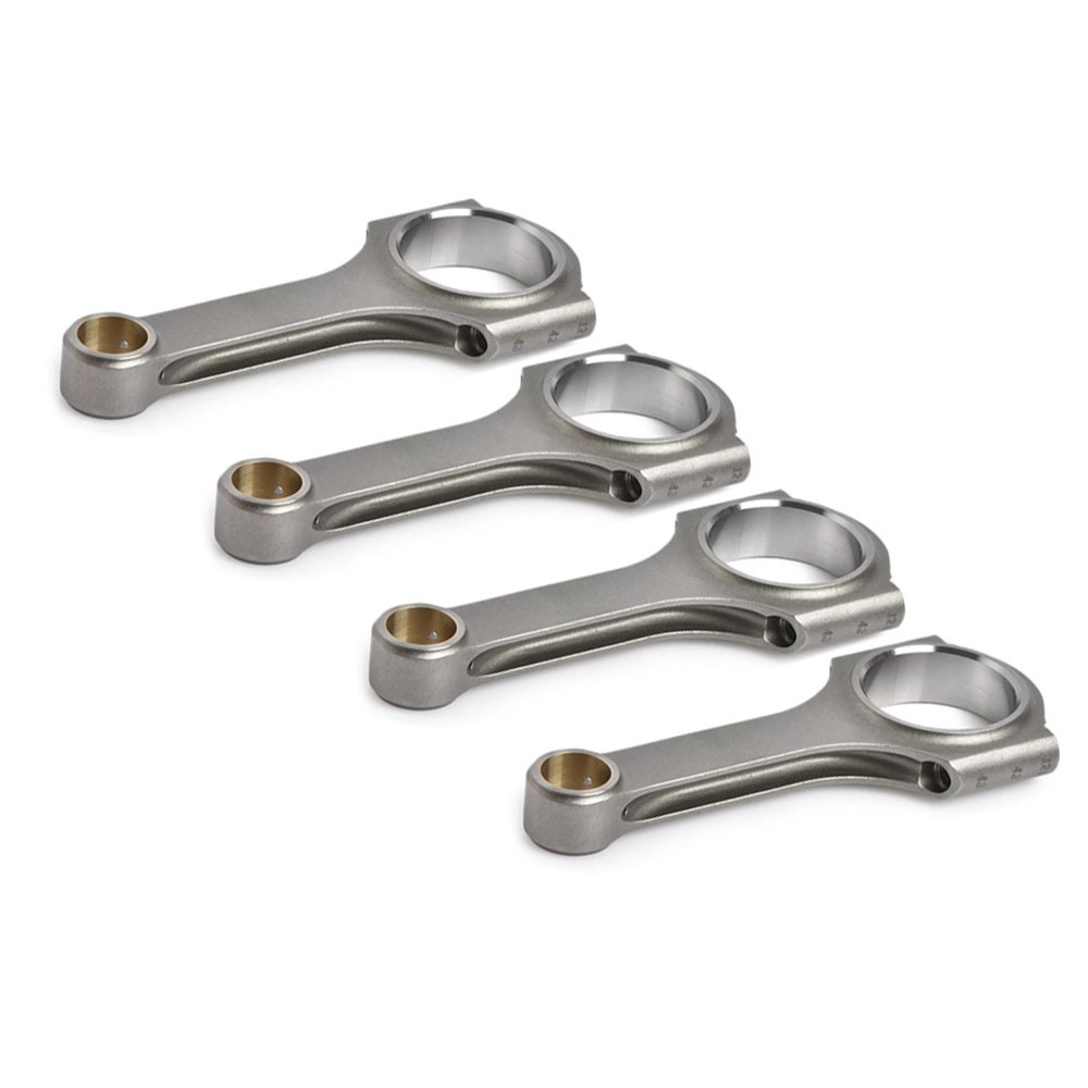 HIMYCAR FORGED 4340 H-BEAM connecting rod FIT MITSUBISHI 4G63 150mm 22mm PIN