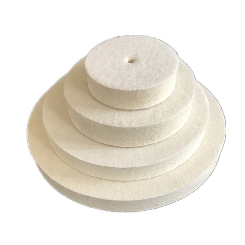 Felt Polishing Pad Set Wool Buffing Wheels Point & Mandrel Kit Shank Rotary Tools Accessories