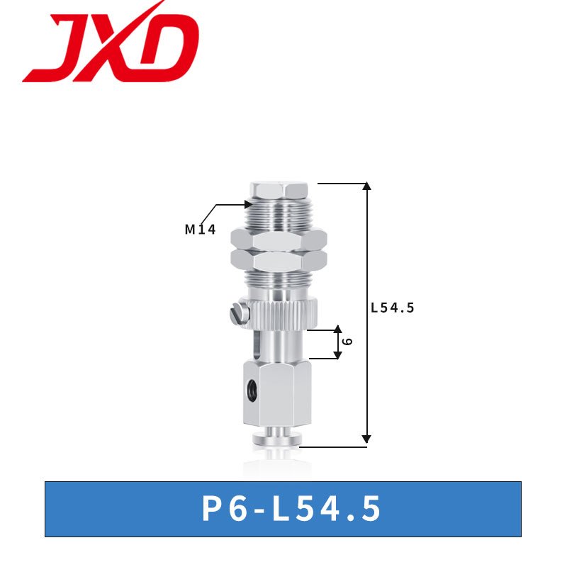 JXD PISCO M12 M14 M16 Thread Anti Rotation Bracket Brass Metal Pneumatic Suction Cup Connecting Rod Connector