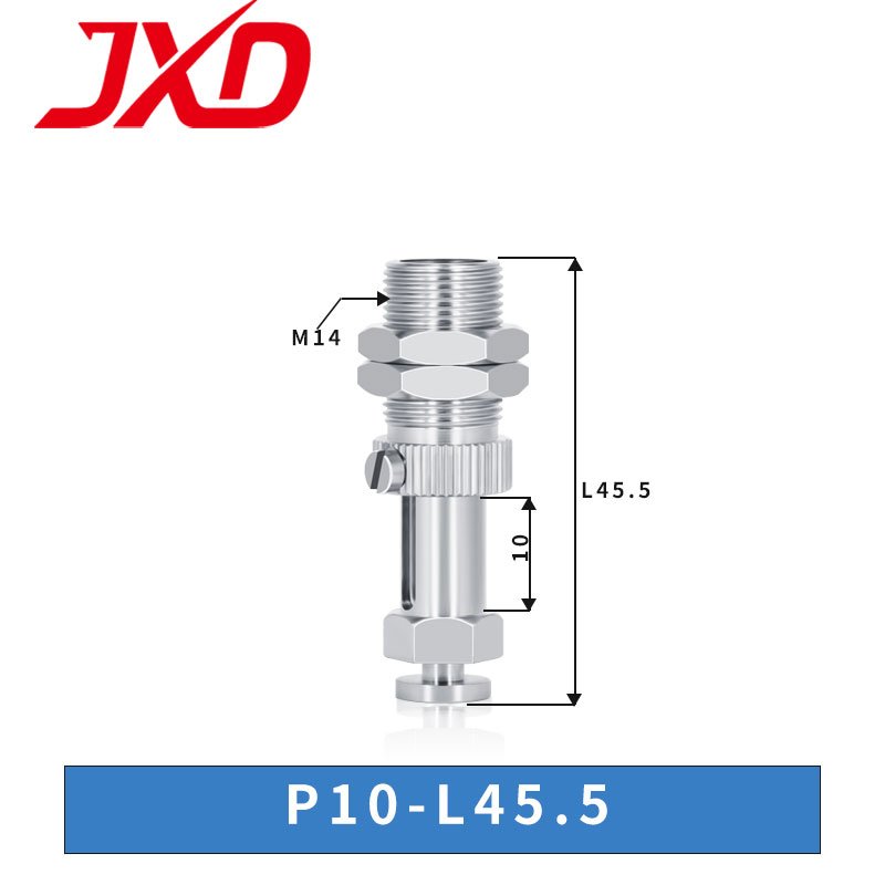 JXD PISCO M12 M14 M16 Thread Anti Rotation Bracket Brass Metal Pneumatic Suction Cup Connecting Rod Connector
