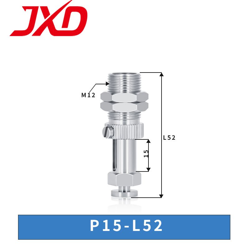 JXD PISCO M12 M14 M16 Thread Anti Rotation Bracket Brass Metal Pneumatic Suction Cup Connecting Rod Connector