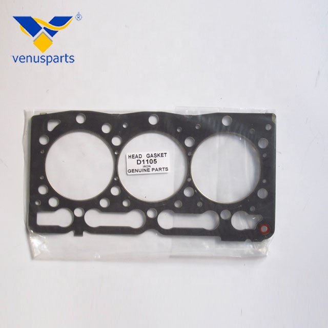 Kubota engine parts D1105 head gasket 16261-03310 16299-01620