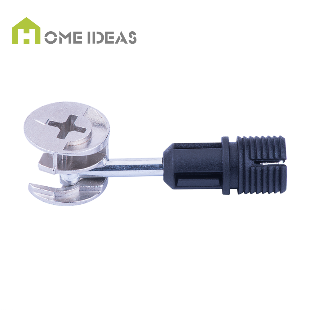 Factory Competitive Price Plastic Furniture Cabinet Cam Lock Mini Fix Dowel Connecting Rod Bolts