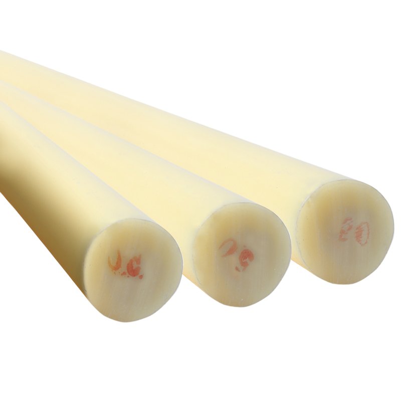 Nylon Rod plastic bar beige wear-resistant PA6 Rod solid cylinder processing customized cutting