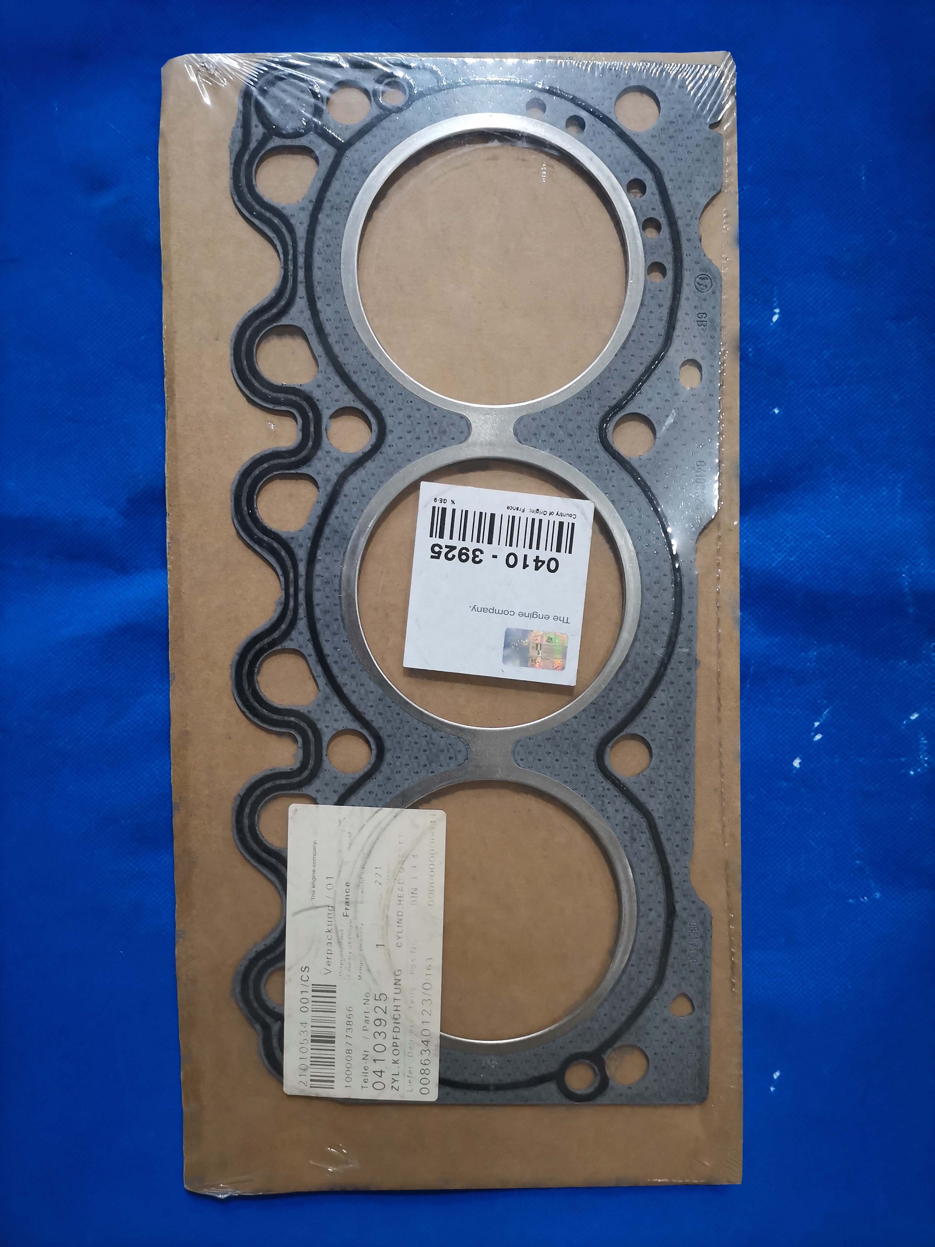 Construction machinery diesel engine spare parts cylinder head gasket set 2011 2012 0410 3925 04103925 3925 for deutz