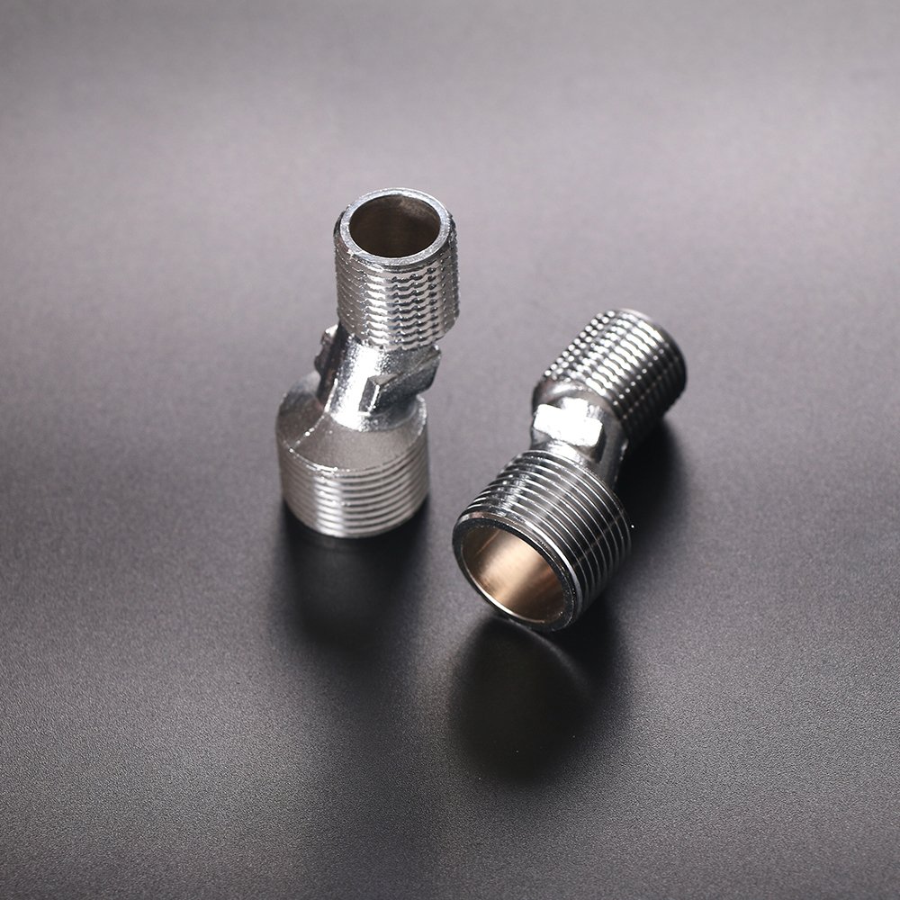 China mixer faucet fittings spare parts factory elbow eccentric screw thread connector