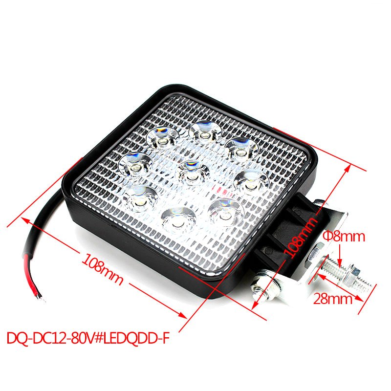 Forklift Headlamp Assembly LED Floodlight Front Lamp Lighting