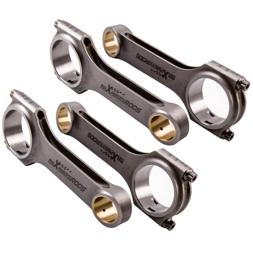 maXpeedingrods 4 Pieces Connecting Rods For BMW N20B20 2.0T / N26B20 H-Beam Forged Steel Conrod