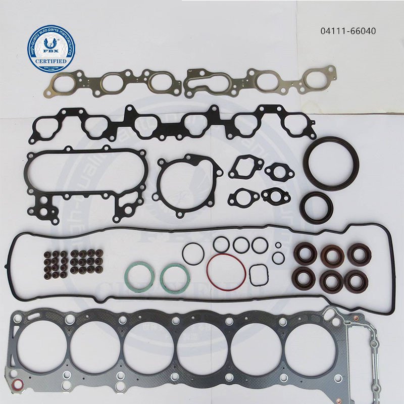 Auto Parts NBR FKM Engine Gasket Kits Cylinder Full Head Gaskets For Toyota Engine 1FZ-FE OEM 04111-66040 valve gasket cover