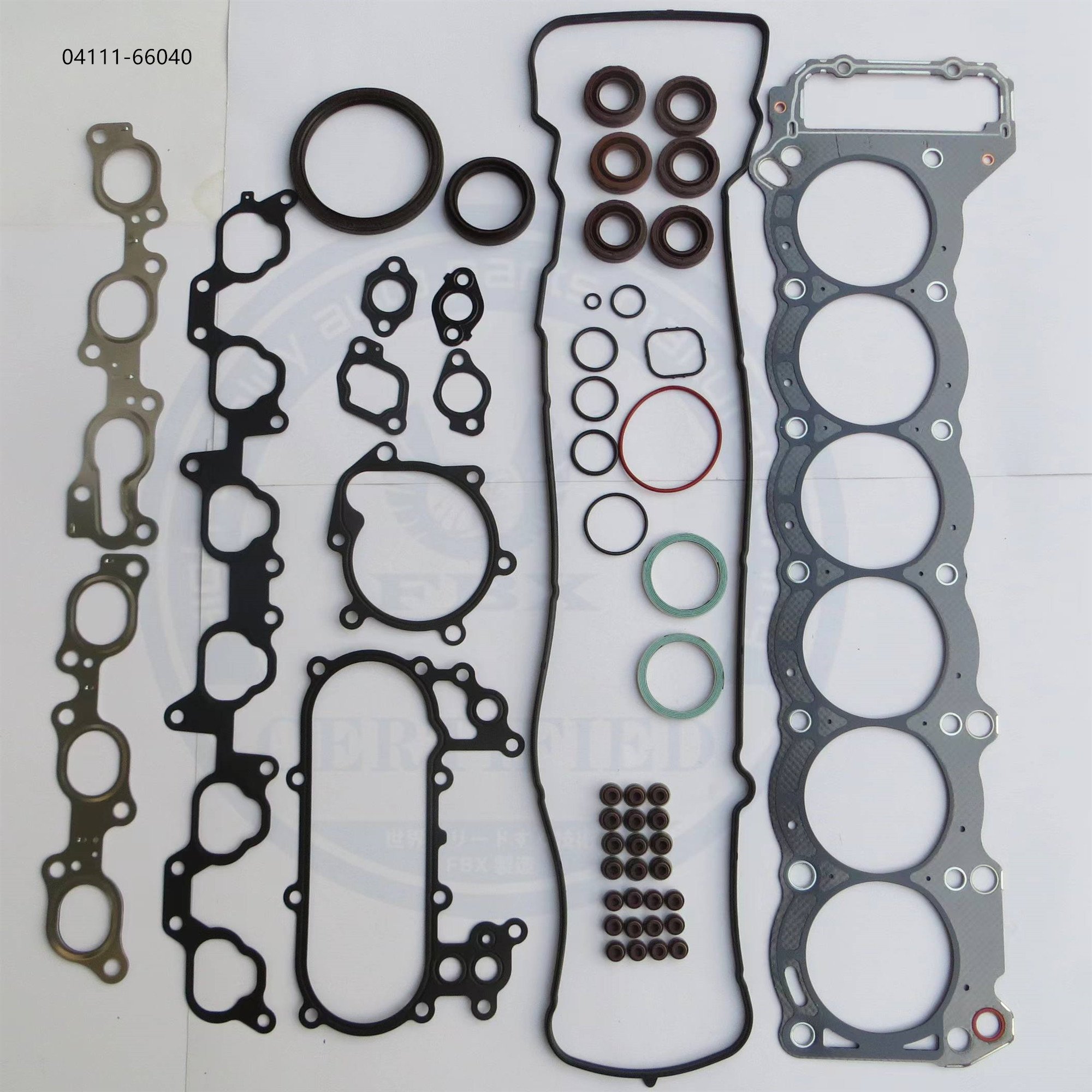 Auto Parts NBR FKM Engine Gasket Kits Cylinder Full Head Gaskets For Toyota Engine 1FZ-FE OEM 04111-66040 valve gasket cover