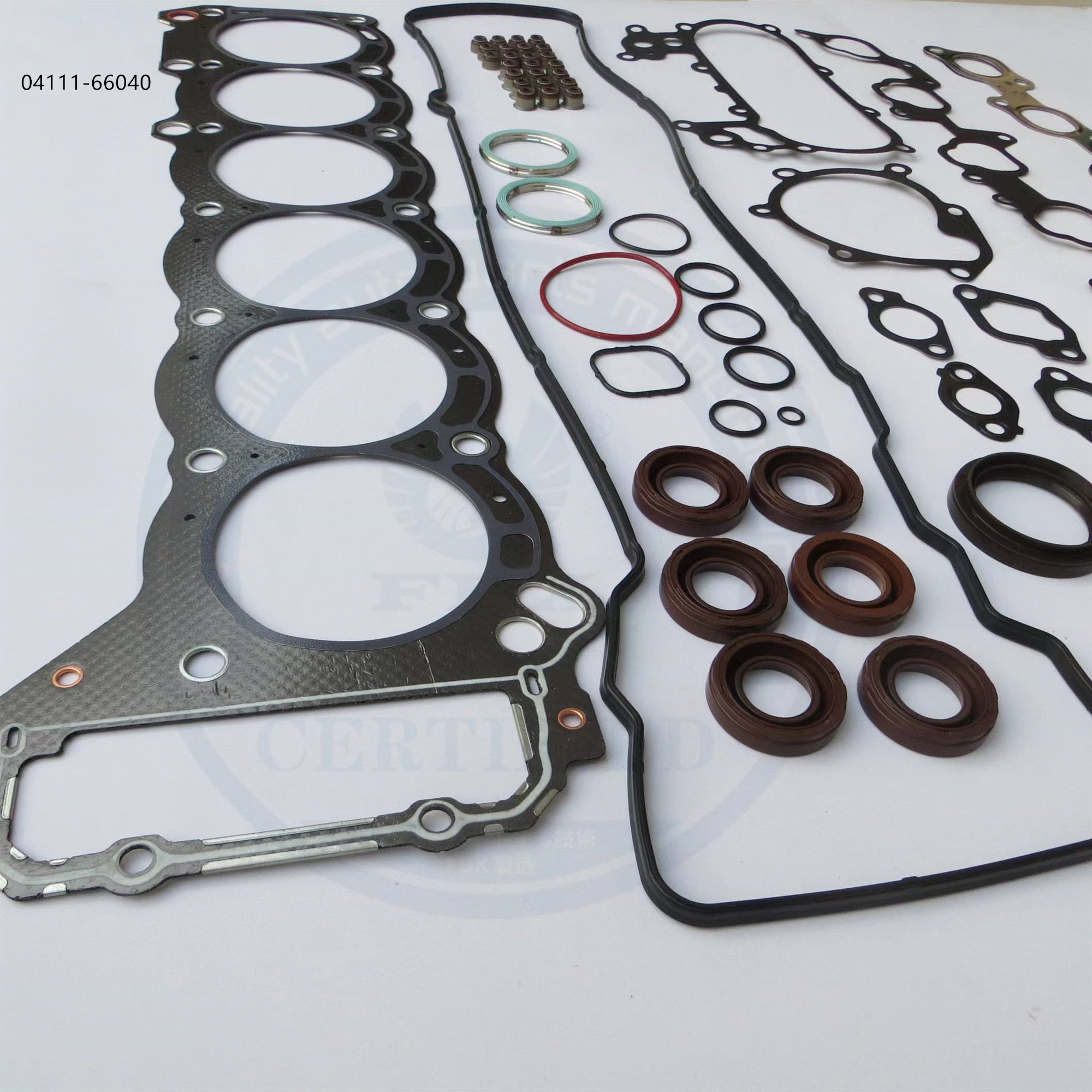 Auto Parts NBR FKM Engine Gasket Kits Cylinder Full Head Gaskets For Toyota Engine 1FZ-FE OEM 04111-66040 valve gasket cover